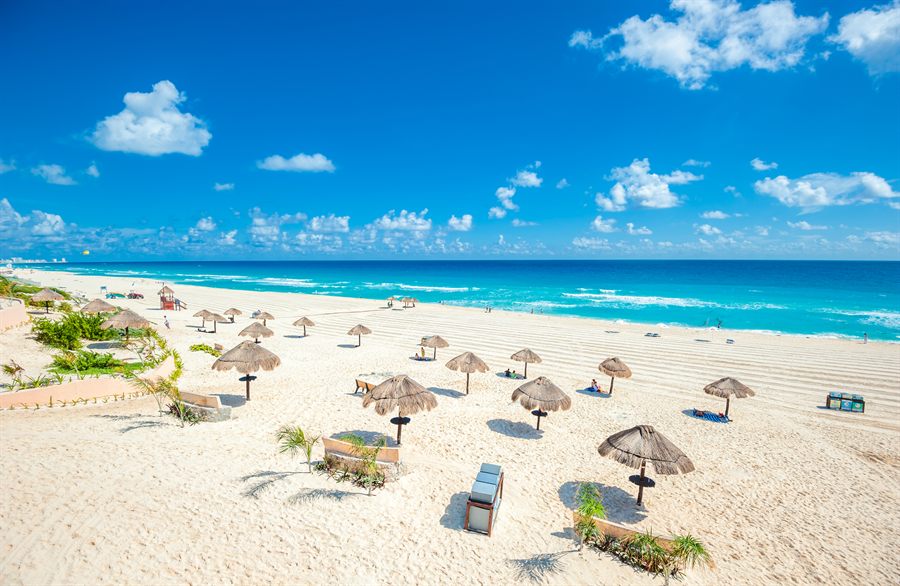 Beach umbrellas